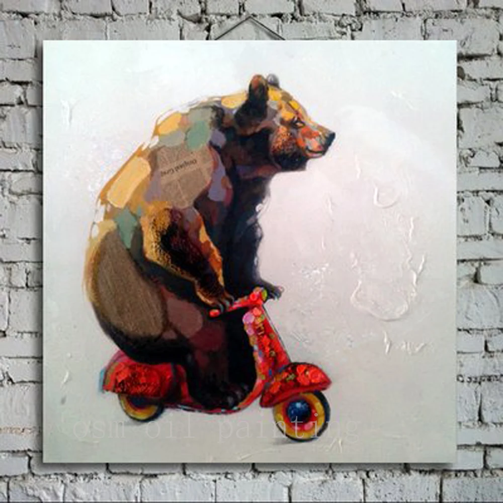 Медведьа декоративная живопись