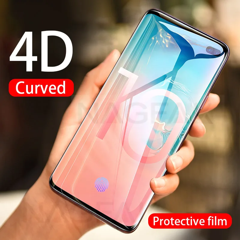 

4D Curved Soft Protective Film For Samsung Galaxy S8 S9 S10 Plus lite Note 8 9 S7Edge Full Cover Screen Protector s10 Plus Film