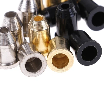

IRIN 6Pcs NEW Electric Guitar String Caps Mounting Buckle Through Body Ferrules Bushing Wholesale