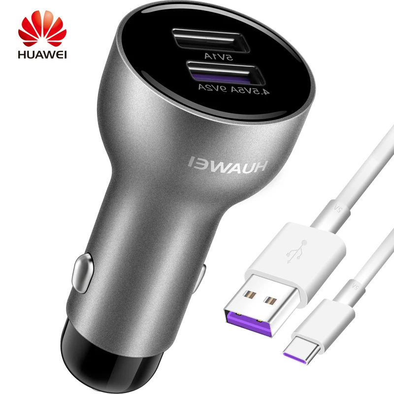 

Huawei Mate 10 9 Pro Lite Super Car Charger SuperCharge Fast Quick 5V4.5A Original Duable USB Port P10 P9 Plus P20 Pro Nova 3e