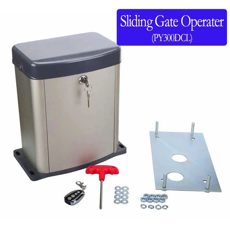 Gate Operators Type Sliding Gate Opener Max.Gate Weight 300kg PY300DCL 1Set/lotin Automatic