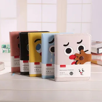 

Candy Color Creative Notepad Cartoon PU Notebook Student Gift Diary Notebook