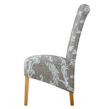 

Printing flower L size long back size Chair Cover checked pattern Chair Covers seat cover Hotel Party Banquet housse de chaise