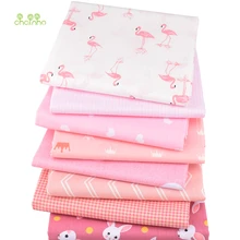 Chainho, розовая серия мультфильмов, саржевая хлопковая ткань с принтом, Лоскутная Ткань для шитья и стеганого шитья, материал для малышей и детей, CC318