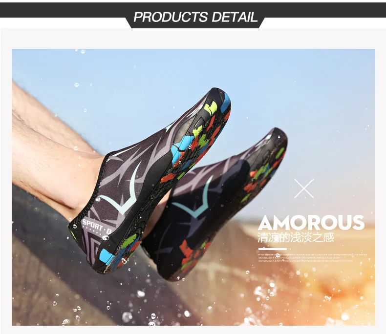 Clorts Summer Water Shoes Men Beach Sandals Upstream Aqua Shoes for Women (7)