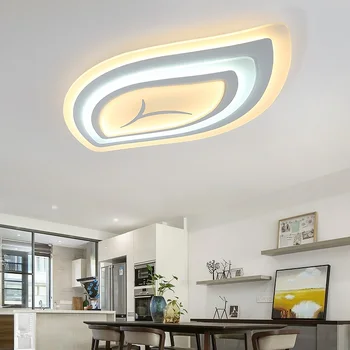 

Slim Art Acrylic Leaf LED Ceiling Light Living Room Bedroom Study Room Lamp Office Commercial Location Ceiling lights 110-240V