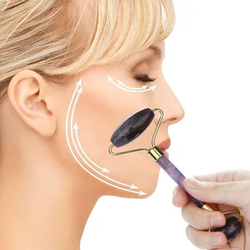 

1PC Natural facial massage jade roller Guasha Facial Body Care Massager Beauty Face Lift Tool Various Type BCFI 2U81109