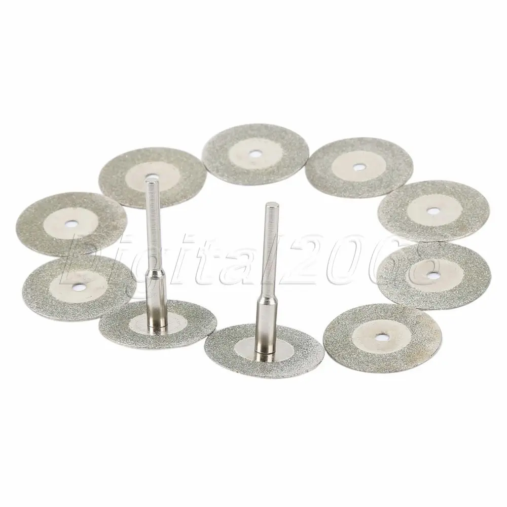 New Hardness 25mm Diameter Sharp Diamond Cutting Tool Discs Fit Rotary