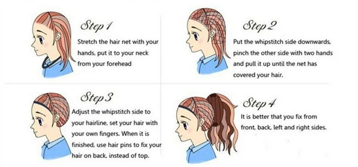 3 how to wear the hairnet_