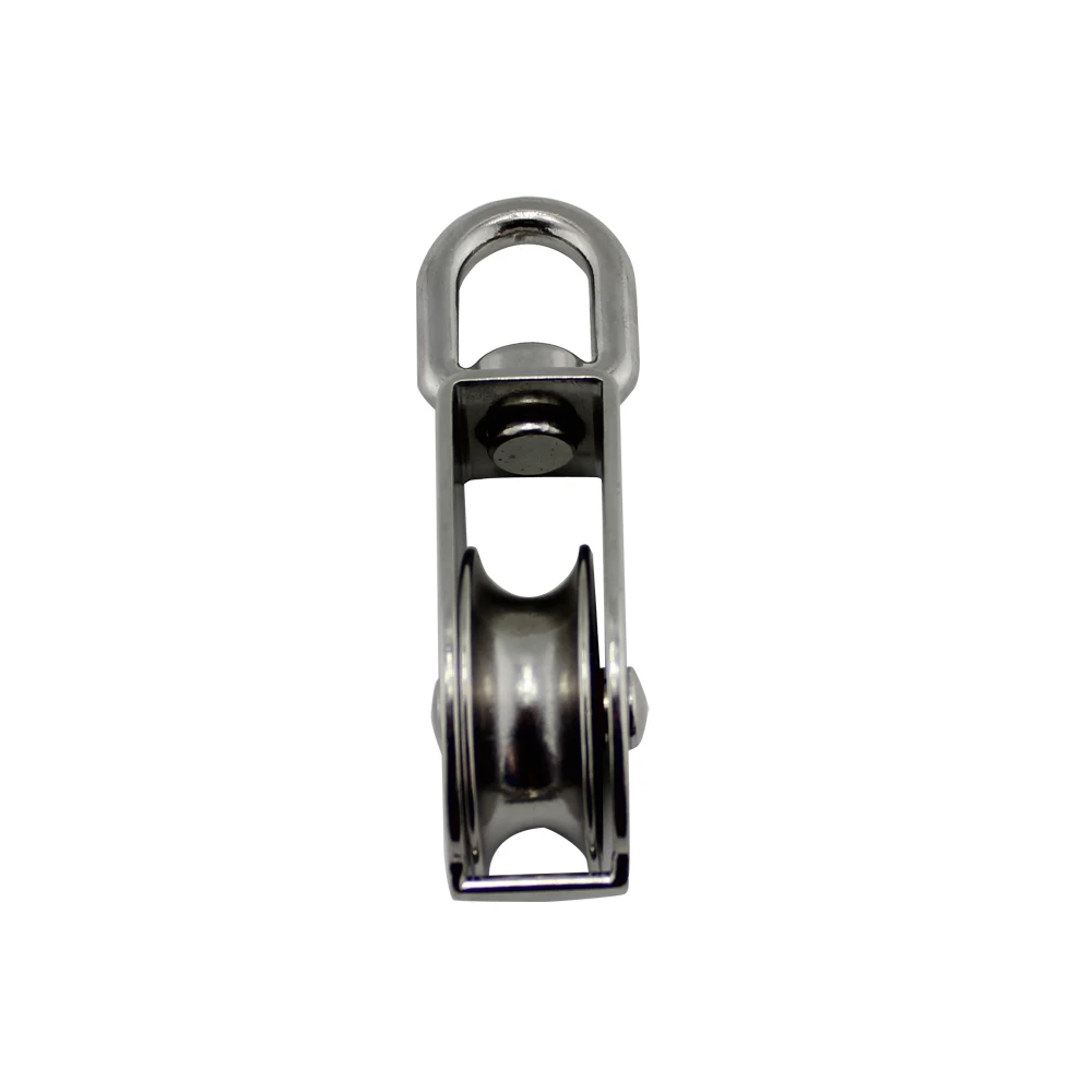 

Stainless Steel M50 Pulley Steel Wire Pulley Single Wheel Swivel Lifting Rope Pulley Block For Wire Rope