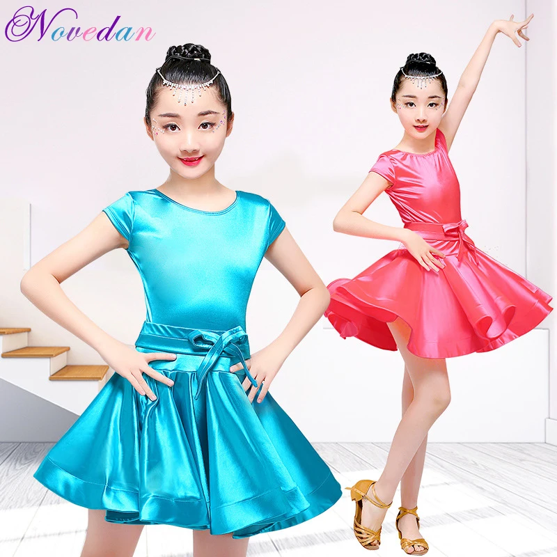 2019 Shiny Girls Kids Junior Club Latin Dresses Modern Ballroom Latino For Dancing Skirt Tango Samba Dance Costume | Тематическая