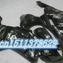 Dor- мотоцикл обтекатель комплект для KAWASAKI Ninja ZX6R 07 08 ZX6R 636 2007 2008 глянцевый черный ABS Обтекатели набор D