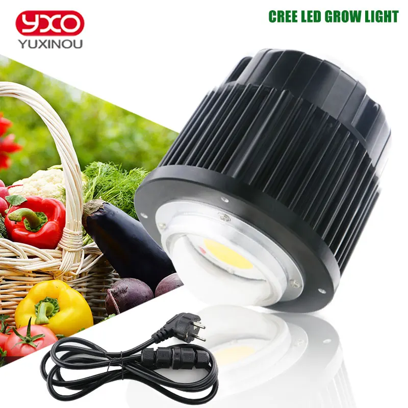 CREE CXB3590 100 Вт COB CITIZEN светодиодный светильник для выращивания полный спектр 12000LM = HPS 200 Вт лампа для выращивания растений на гидропонике