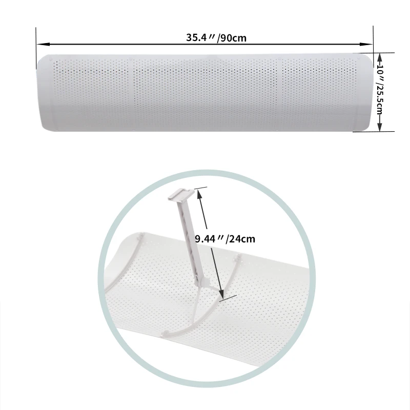 Домашний Кондиционер Ветер Дефлектор регулируемый, для ветрового стекла Кондиционер Инструменты воздухоотражатель щит домашний офис аксессуары