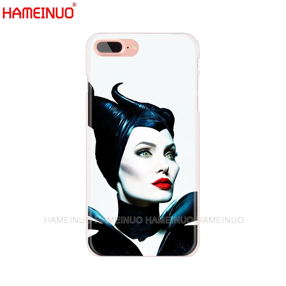 Чехол для мобильного телефона HAMEINUO Малефисента Анджелина Джоли iphone X 8 7 6 4 4S 5 5S SE 5c