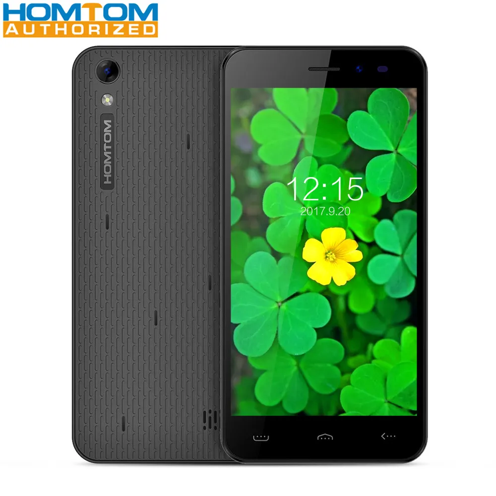 

Homtom HT16 5.0 inch 3G Smartphone MTK6580 Quad Core 1GB RAM 8GB ROM Wakeup Gesture 5MP Camera 3000mAh Mobile Phone