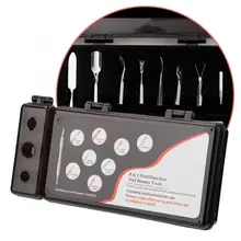 8 в 1 Профессиональная машинка для стрижки ногтей из нержавеющей стали набор кусачки маникюрные ножницы набор инструментов