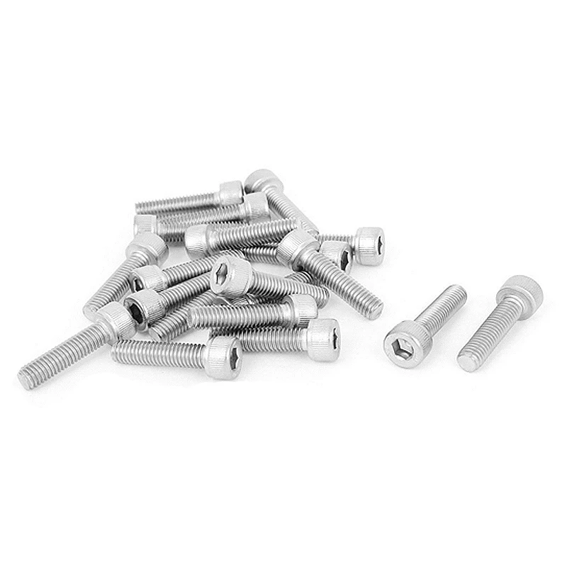 

Stainless Steel Hex Screw Socket Cap Screws Hex Head Thread Diameter:M5 Screw Length (Excluding Head):20mm 30 pcs