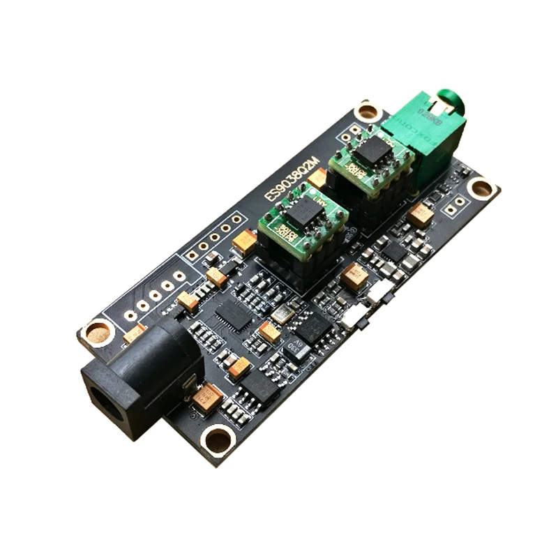 ES9038Q2M decoder board I2S input ES9038 asynchronous USB module can be used NE5532 OPA1612 AD8397 Op
