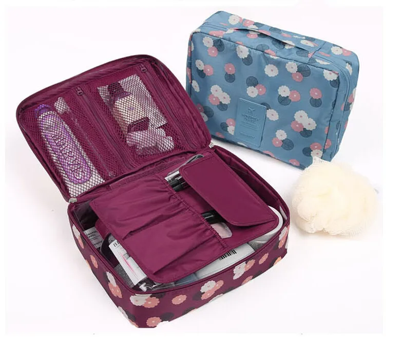 Woman Toiletry Makeup Kit Bag Storage Waterproof Cosmetic Bag ic Wash