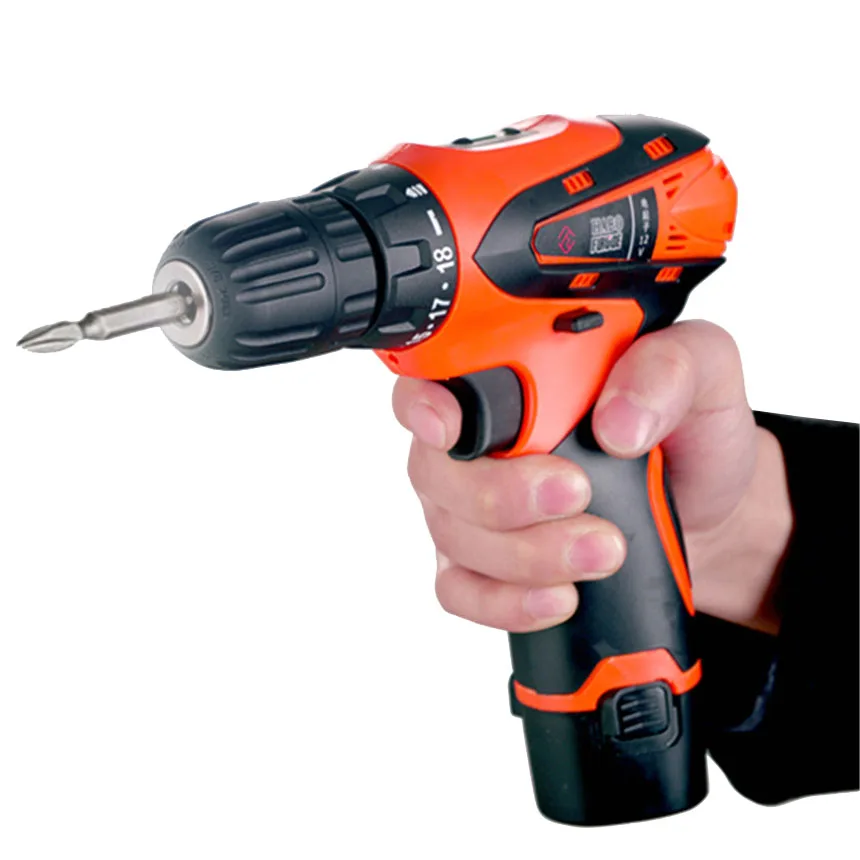 12V drill home hand drill multi function electric screwdriver lithium