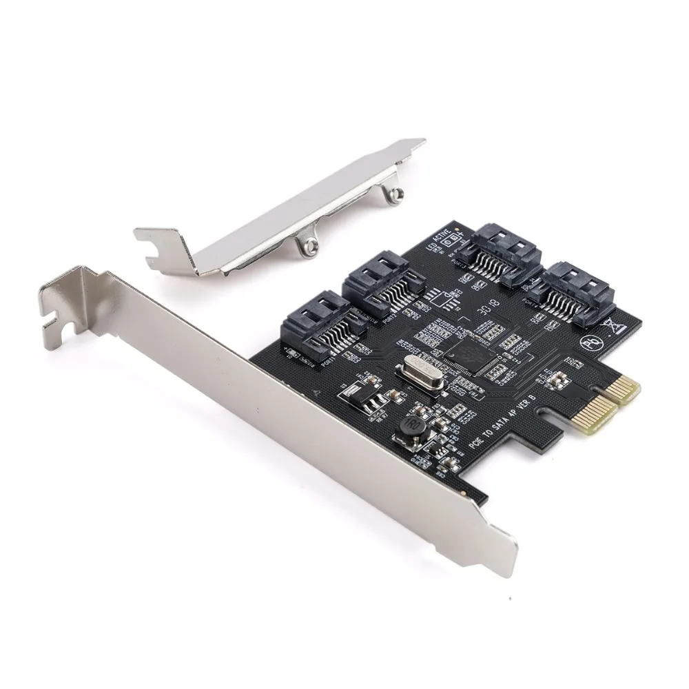 ORICO 1X 4X 8X 16X PCI-E карты PCI Express для SATA 3,0 4 порта SATA III PCI-E Плата расширения 6 Гбит/с адаптер расширения добавить на карты