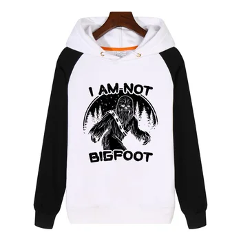 

I Am Not Big Foot Hoodies men women Sweatshirt winter Streetwear Hoody Thick Hoodie Tracksuit Sportswear GA709