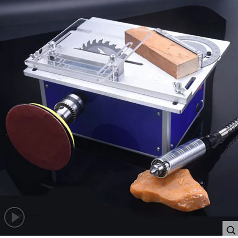 Electric Table Saw Cutting Machine Multifunctional Sawing Power Tool Cutting Polishing Sculpting Saws Precision Carpentry h2