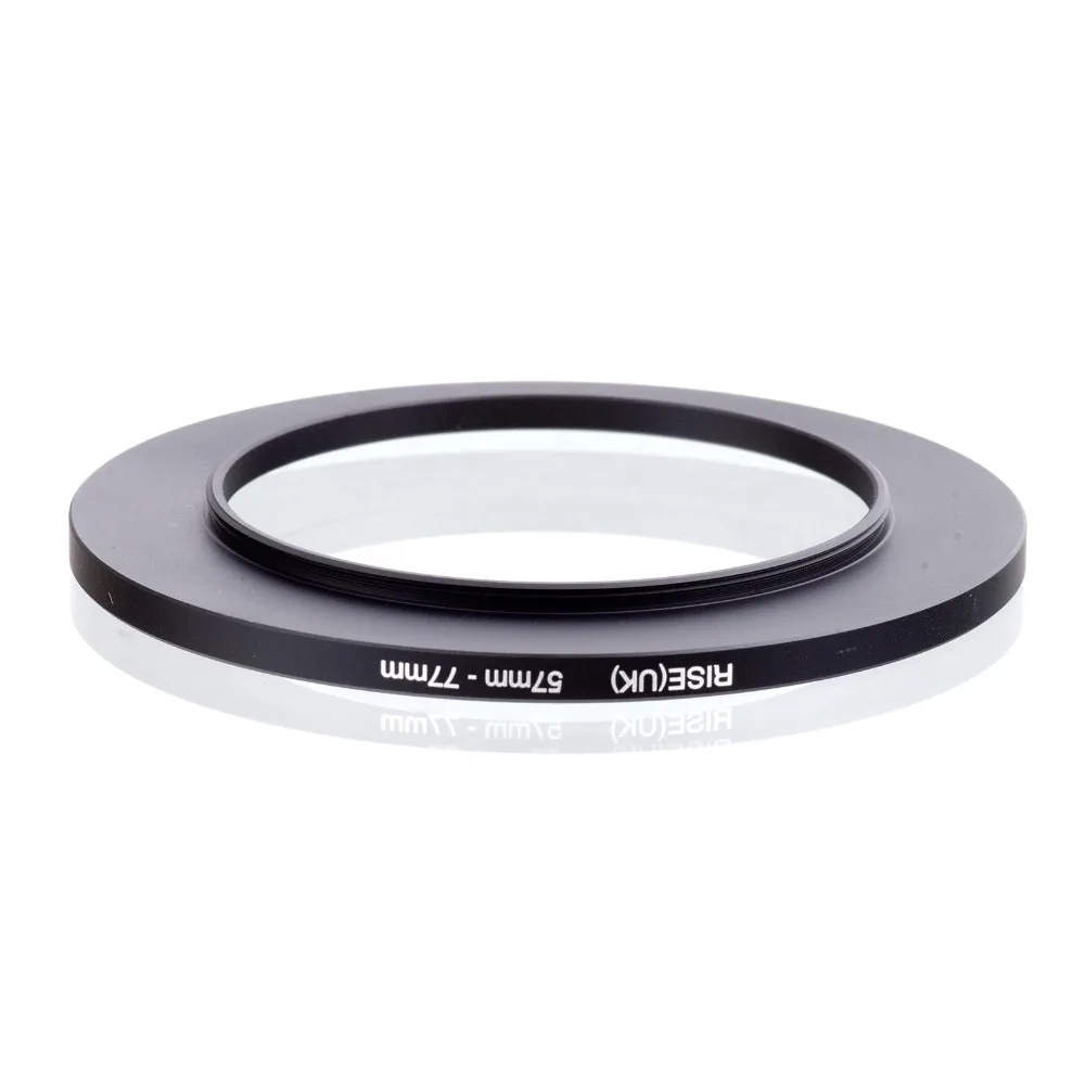 

original RISE(UK) 57mm-77mm 57-77mm 57 to 77 Step Up Ring Filter Adapter black