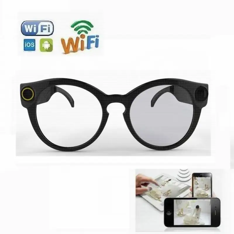 

New Arrival HD 1080P Glasses Mini Camera WiFi wireless Sport Camera Fashion Sunglasses Video Recorder Mini DV