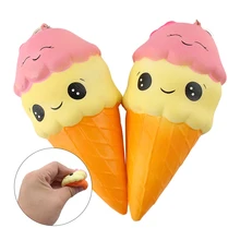 Большая Милая модная мягкая игрушка для мороженого, медленно поднимающаяся игрушка для взрослых, снимает стресс, тревожность, украшение