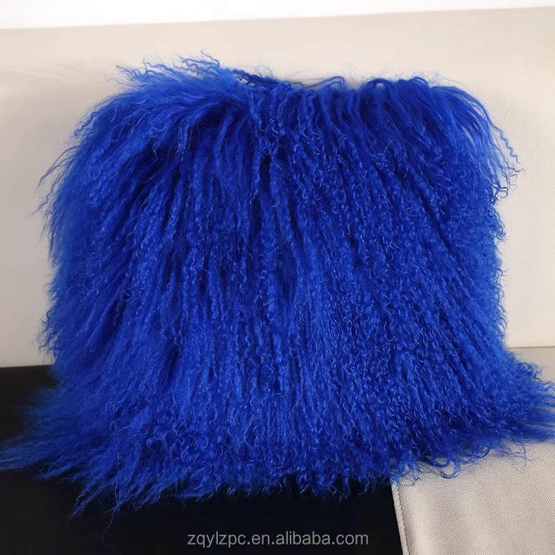 ALICEFUR Custom size new design mongolian lamb fur protective Cushion Pillow Cover (2).jpg