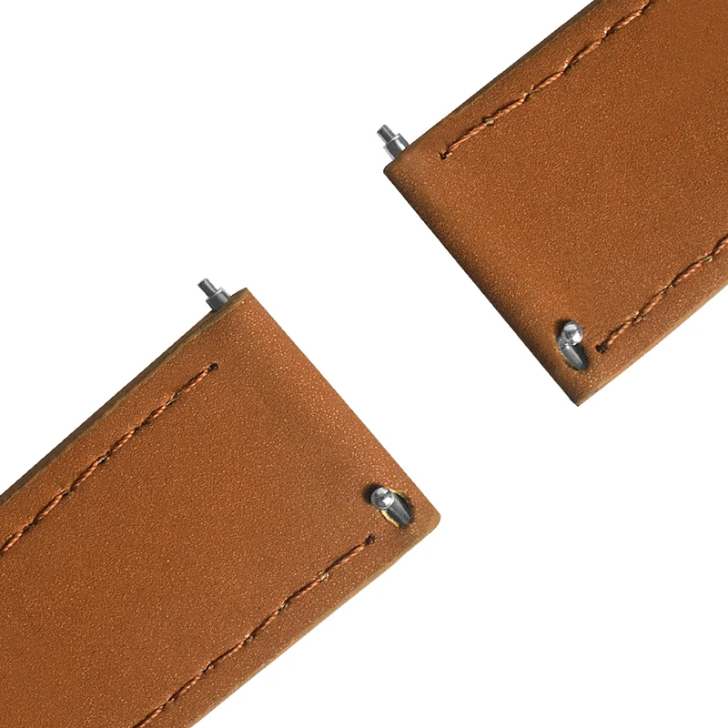 Hangrui Genuine Leather Wristwatch Band Strap For Xiaomi Huami Amazfit Bip strap bracelet Youth Smart Watch Smart Accessories (5)