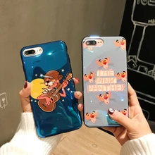 2018 новый для Apple IPhone X 6 6S 6 Plus 7 s 8 плюс милые падения устойчивых мобильного телефона В виде ракушки Пантера серии мультфильм