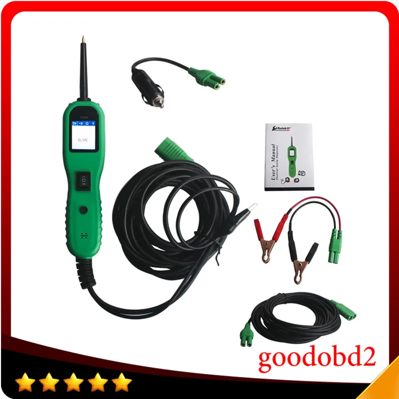 

YD208 Electrical System Circuit Tester Circuit breaker protected Instantly identifies positive, negative and open circuits.