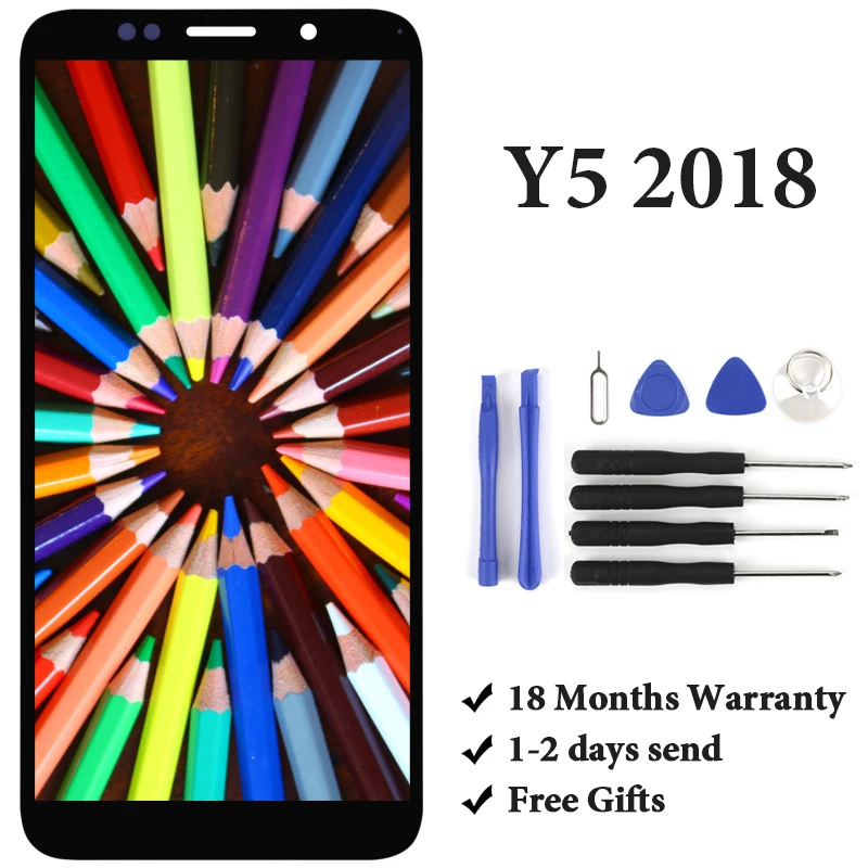 

For Huawei Y5 2018/ Y5 Prime 2018 LCD Touch Screen With Frame 5.45'' 1440x720 High Quality For Huawei Y5 Pro 2018 LCD Display