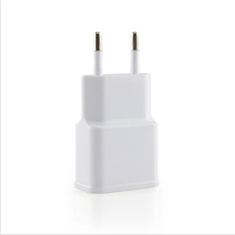 Wall-Power-Outlet-Socket-EU-Plug-White-2A-Dual-USB-Ports-Travel-Charger-Adapter