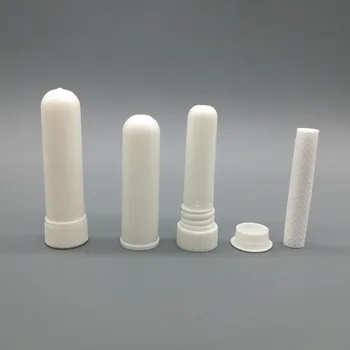 

50 sets/lot white aromatherapy nasal inhalers with high quality cotton wicks