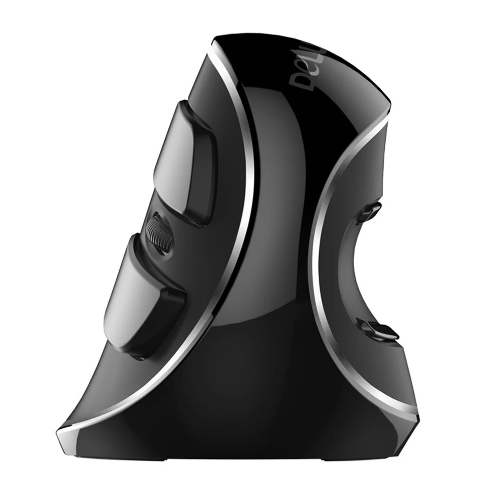 Delux M618 Plus Wireless Mouse Ergonomic Optical Vertical Healthy Wrist