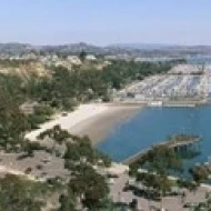 High angle view of a harbor  Dana Point Harbor  Dana Point  Orange County  California  USA Poster Print (36 x 13)