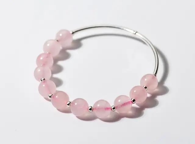 Achat Bracelet Quartz Rose