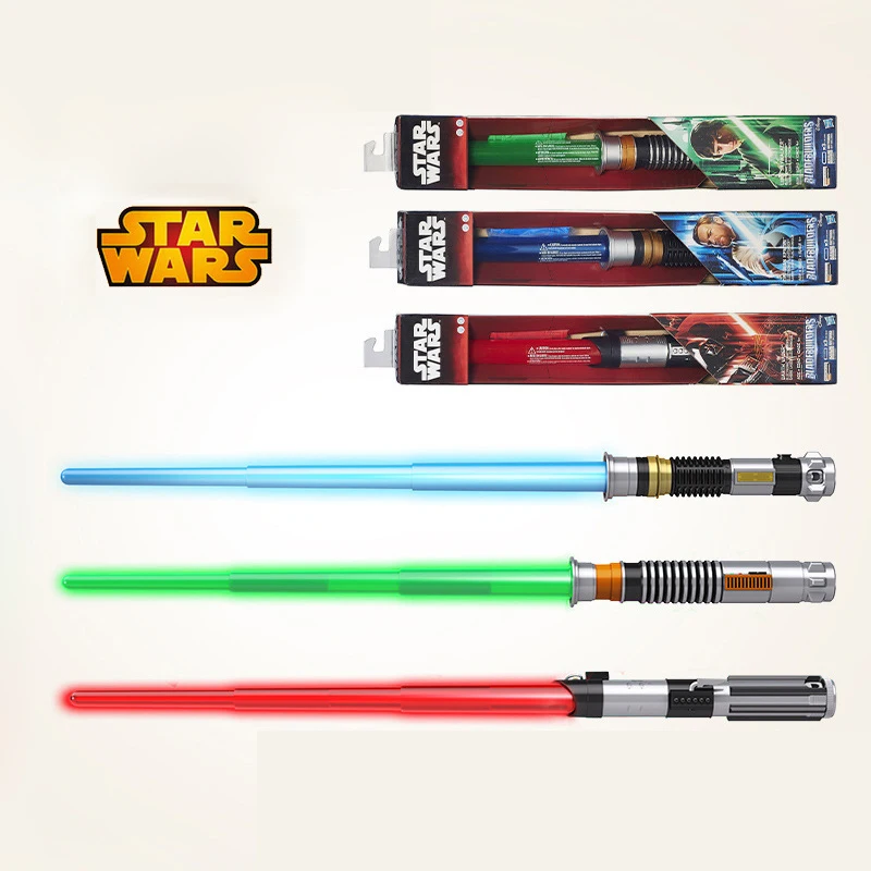 1PCS Star Wars Telescopic LED Lightsaber Sword Toys Cosplay Props With Sound NEW