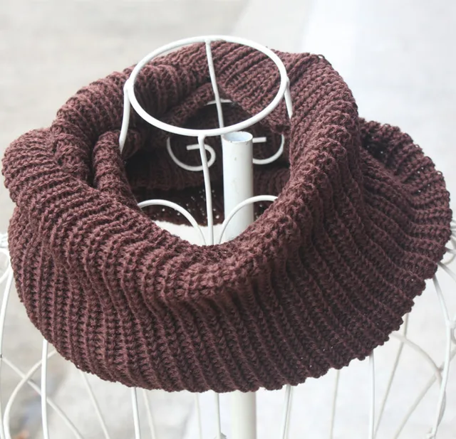 Bufanda Circular hombre y mujer de hilo de 120x30 cm, bufandas para hombre y mujer, bufandas de punto para mujer|solid scarf|women ring scarfring scarf - AliExpress