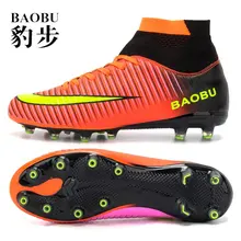 Outdoor Men Soccer Shoes Kids Boys Cleats Football Boots Long Spikes Sport Sneakers Sneakers Shoes Turf Futsal Men Size 35-45 Outdoor Men Soccer Shoes Kids Boys Cleats Football Boots Long Spikes Sport Sneakers Sneakers Shoes Turf Futsal Men Size 35-45