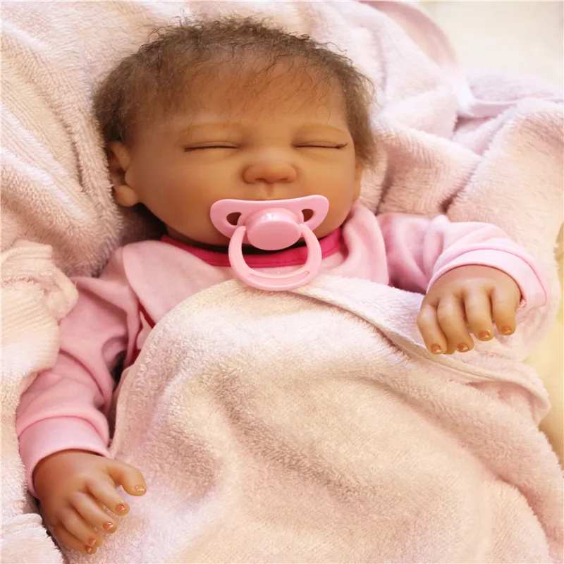 

SanyDoll 20 inch 50 cm Silicone baby reborn dolls, Lovely sleeping doll festival gifts