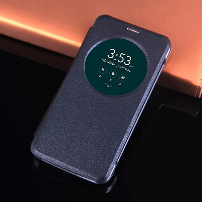 Кожаный чехол книжка для телефона Asus Zenfone 3 Laser ZC551KL противоударный 5 дюйма|Бамперы|