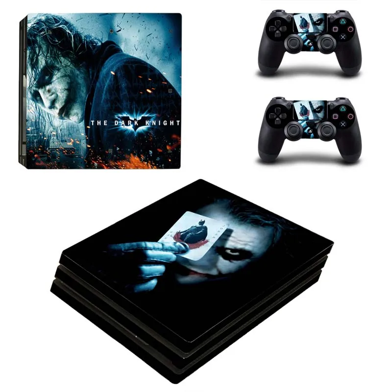 Joker PS4 Pro Skin Stiker Vinyl Decal Console Skin and 2PCS Controller