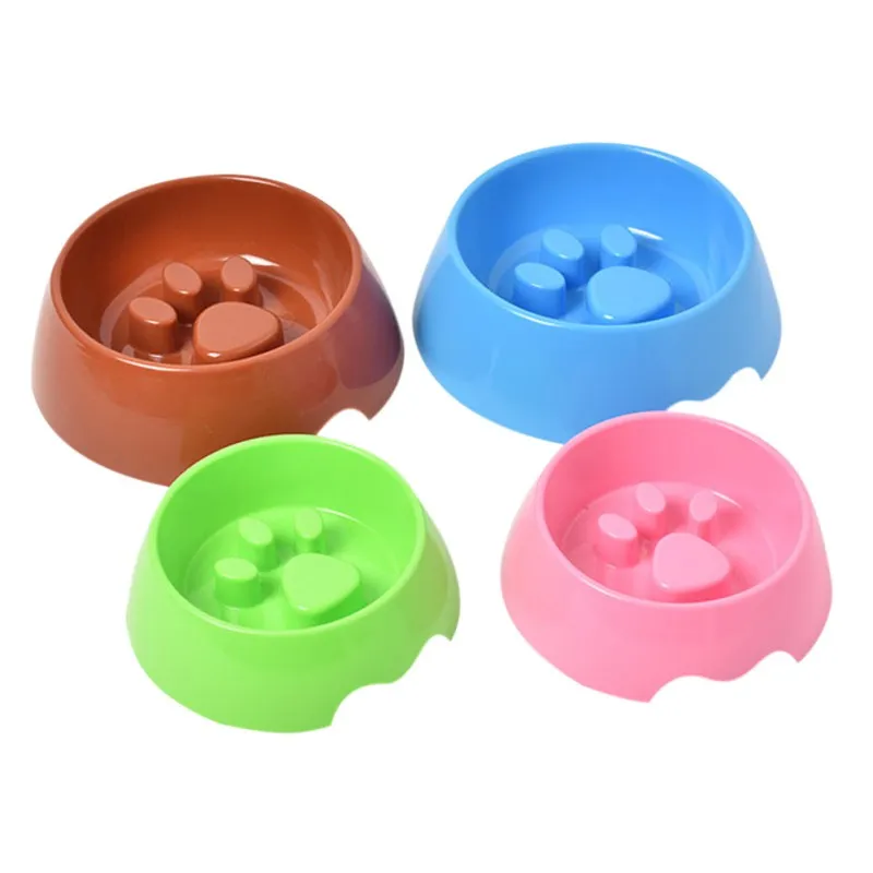 

Dog paw Pet Dog Feeding Bowls Puppy Slow Down Eating Feeder Dish Bowel Prevent Obesity Dog Accessories