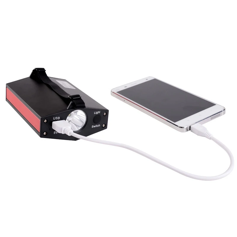 

Charging Camping Light Portable Phone Charger Power Bank with Flashlight LB88