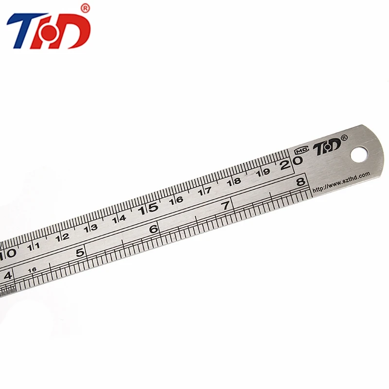 THD 15/20 Вт 30 40 см Сталь металлическая линейка метрических правило точность
